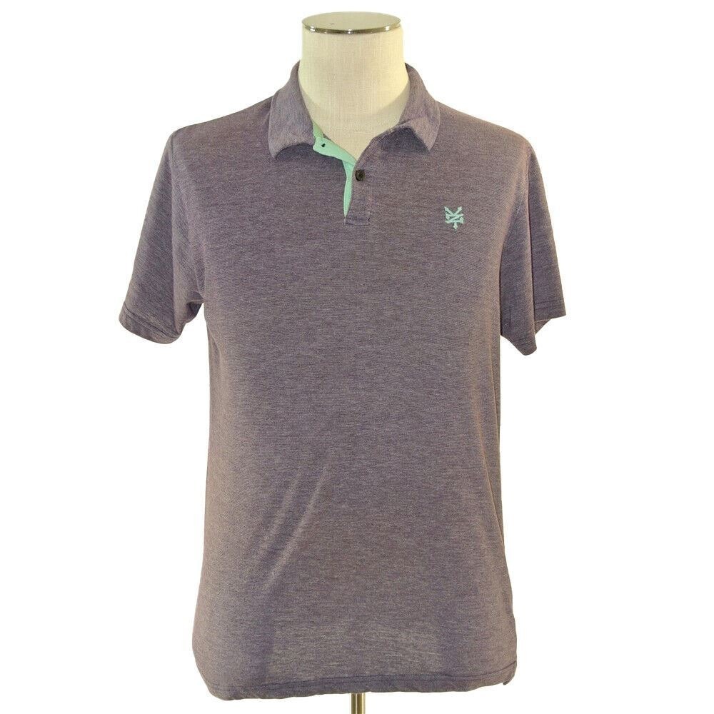 Zoo York polo shirt men's medium purple short sleeve